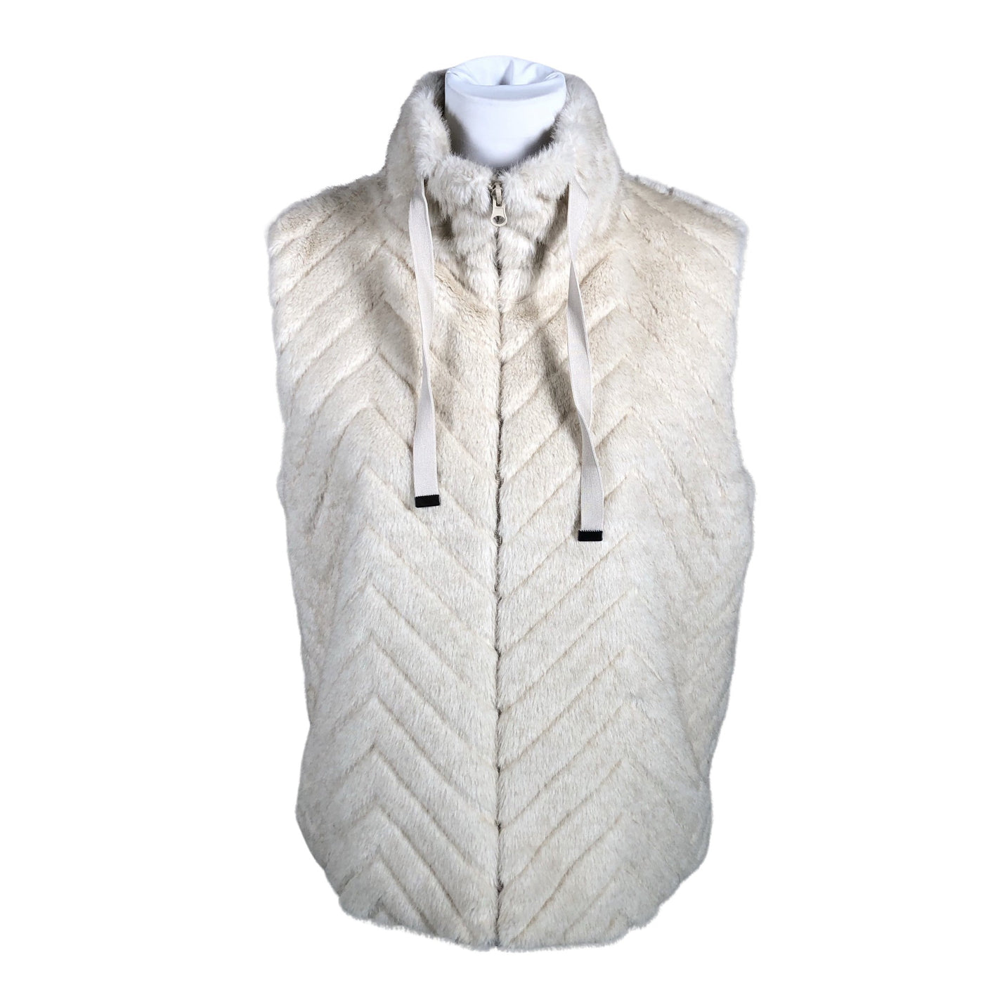 Naisten Lea H - Tekoturkisliivi, koko 38 - Beige (1)