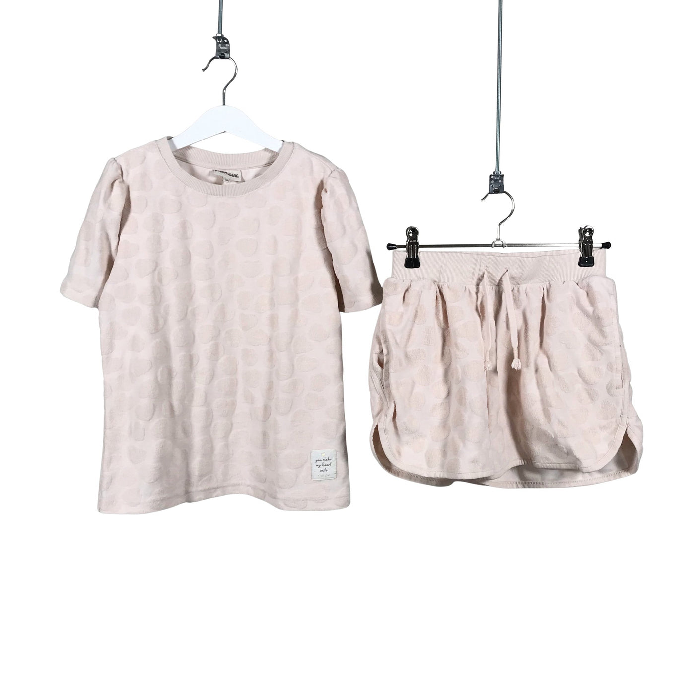 Tyttöjen POMPdeLUX - Trikooshortsit, koko 134 - 140 - Vaaleanpunainen (1)