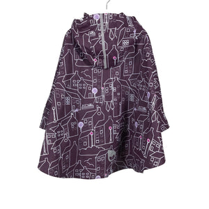 Tyttöjen Reima - Sadetakki, koko 110 - 116 - Violetti (2)