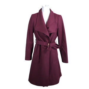 Naisten Ted Baker - Villakangastakki, koko 40 - Viininpunainen (2)