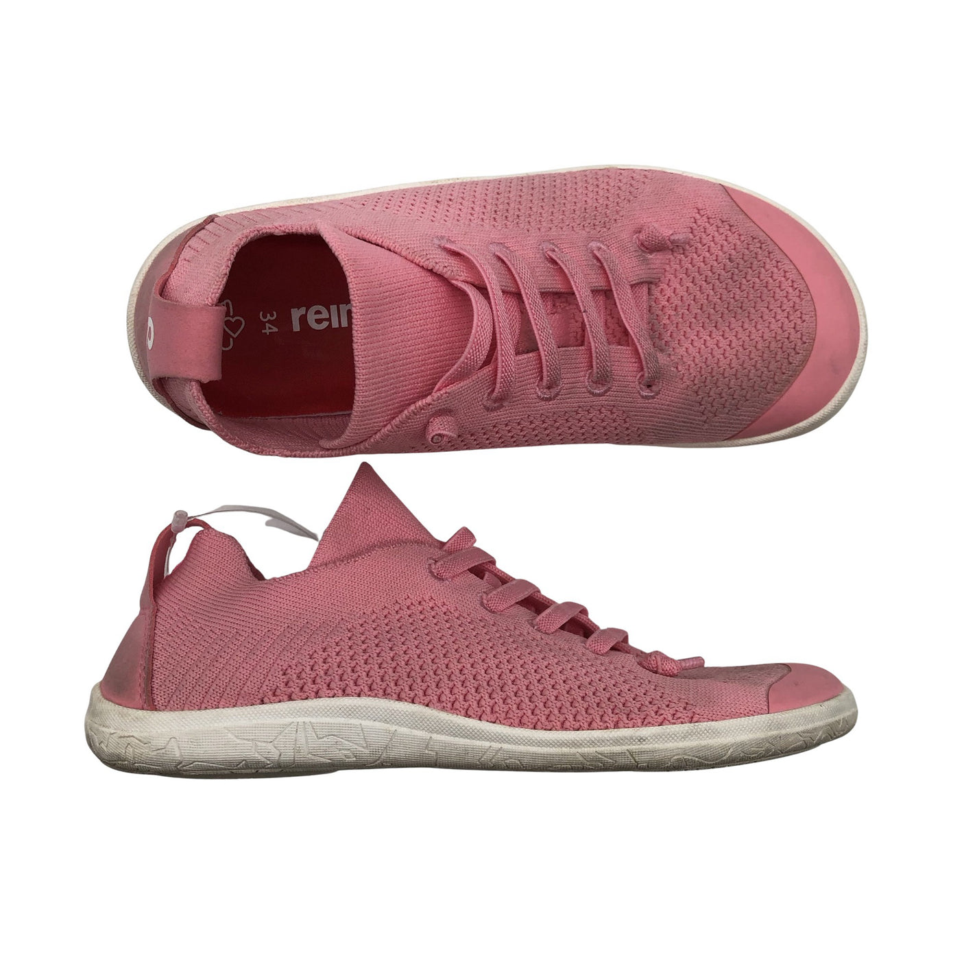 Unisex Reima - Tennarit, koko 34 - Vaaleanpunainen (1)