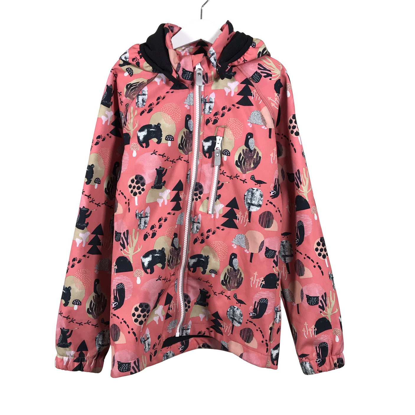Tyttöjen Reima - Softshell-takki, koko 134 - 140 - Pinkki (1)