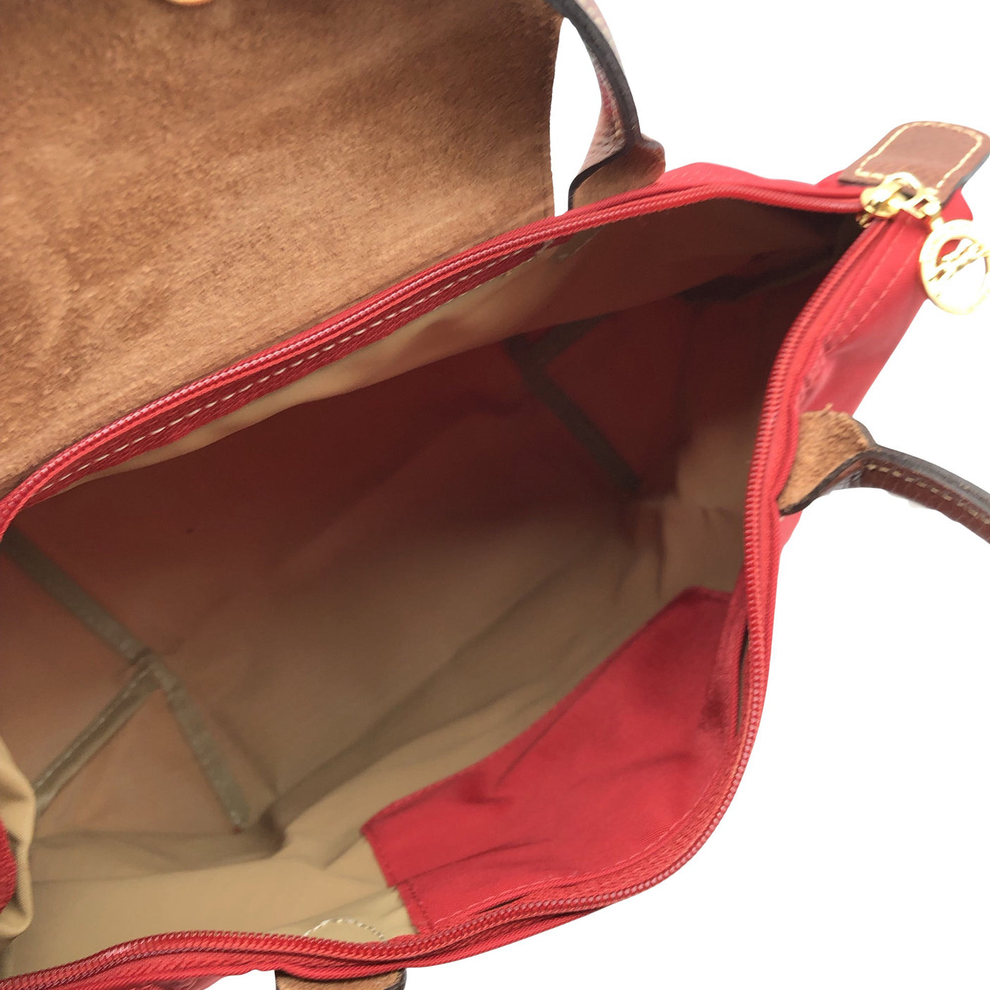 Naisten Longchamp - Käsilaukku, koko Mini - Punainen (4)