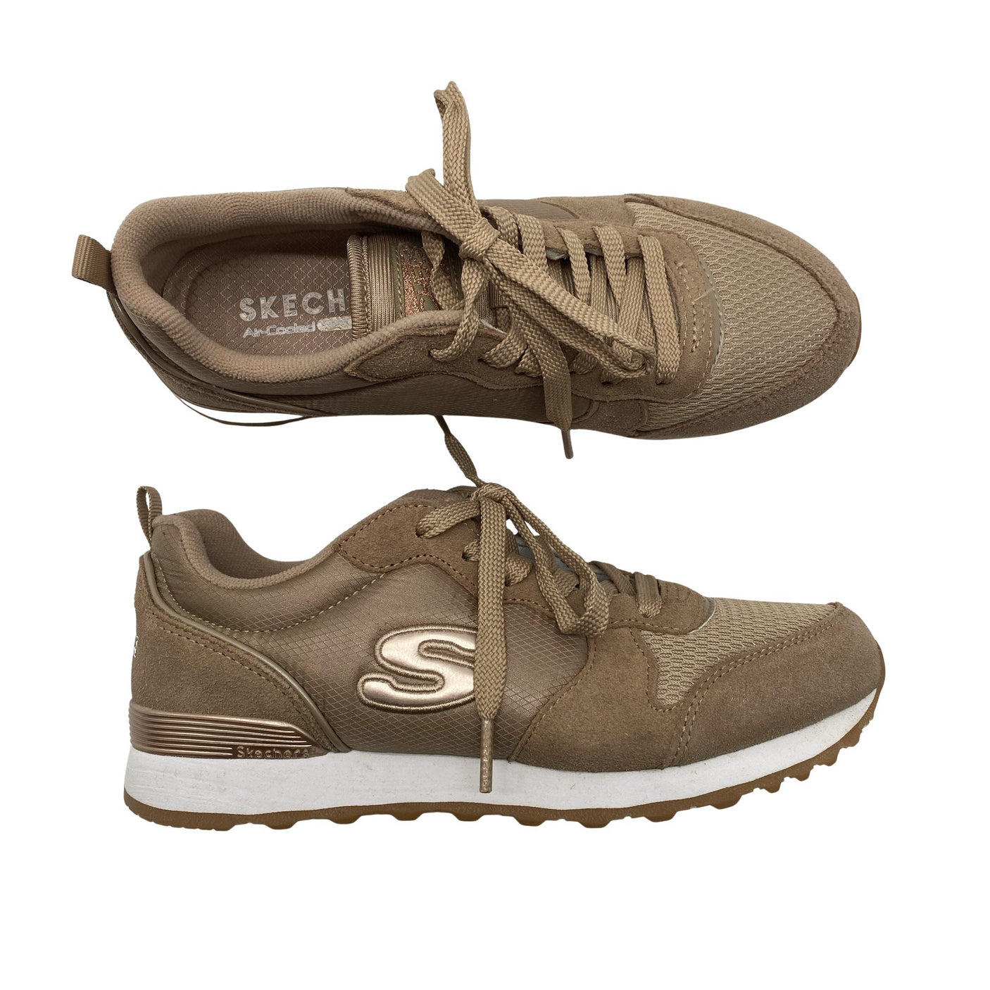 Naisten Skechers - Tennarit, koko 37 - Ruskea (1)