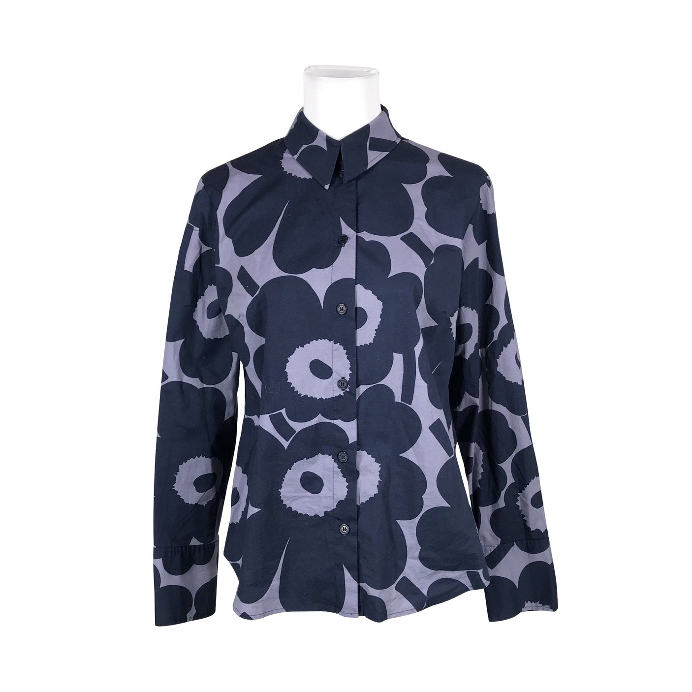 Naisten Marimekko - Kauluspaita, koko 40 - Sininen (1)