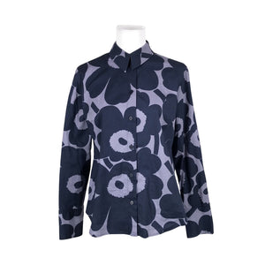 Naisten Marimekko - Kauluspaita, koko 40 - Sininen (1)
