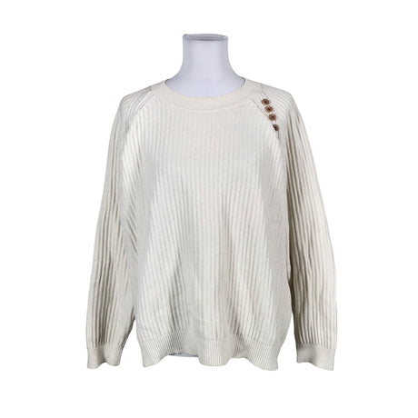 Naisten Filippa K. - Neulepaita, koko 40 - Luonnonvalkoinen ()