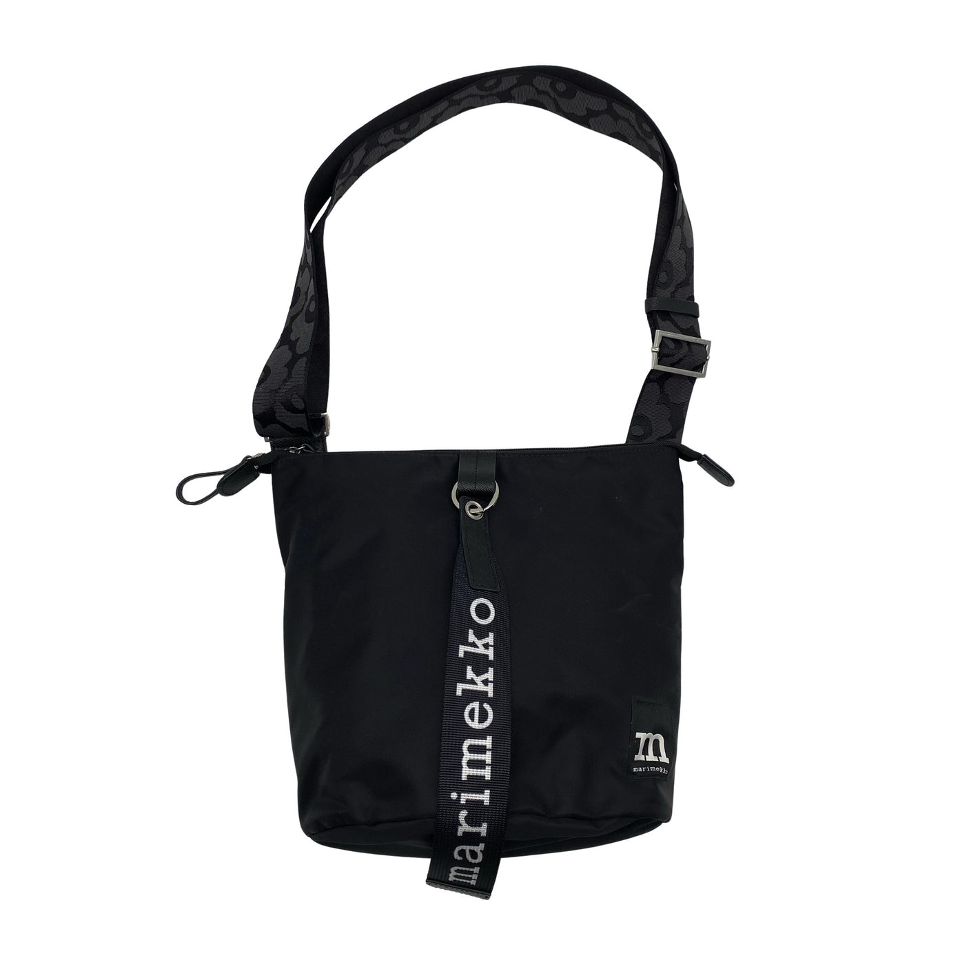 Naisten Marimekko - Olkalaukku, koko Midi - Musta (1)