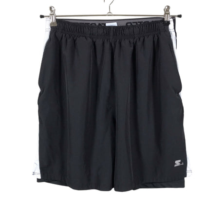 Miesten Starter - Urheilushortsit, koko M - Musta ()