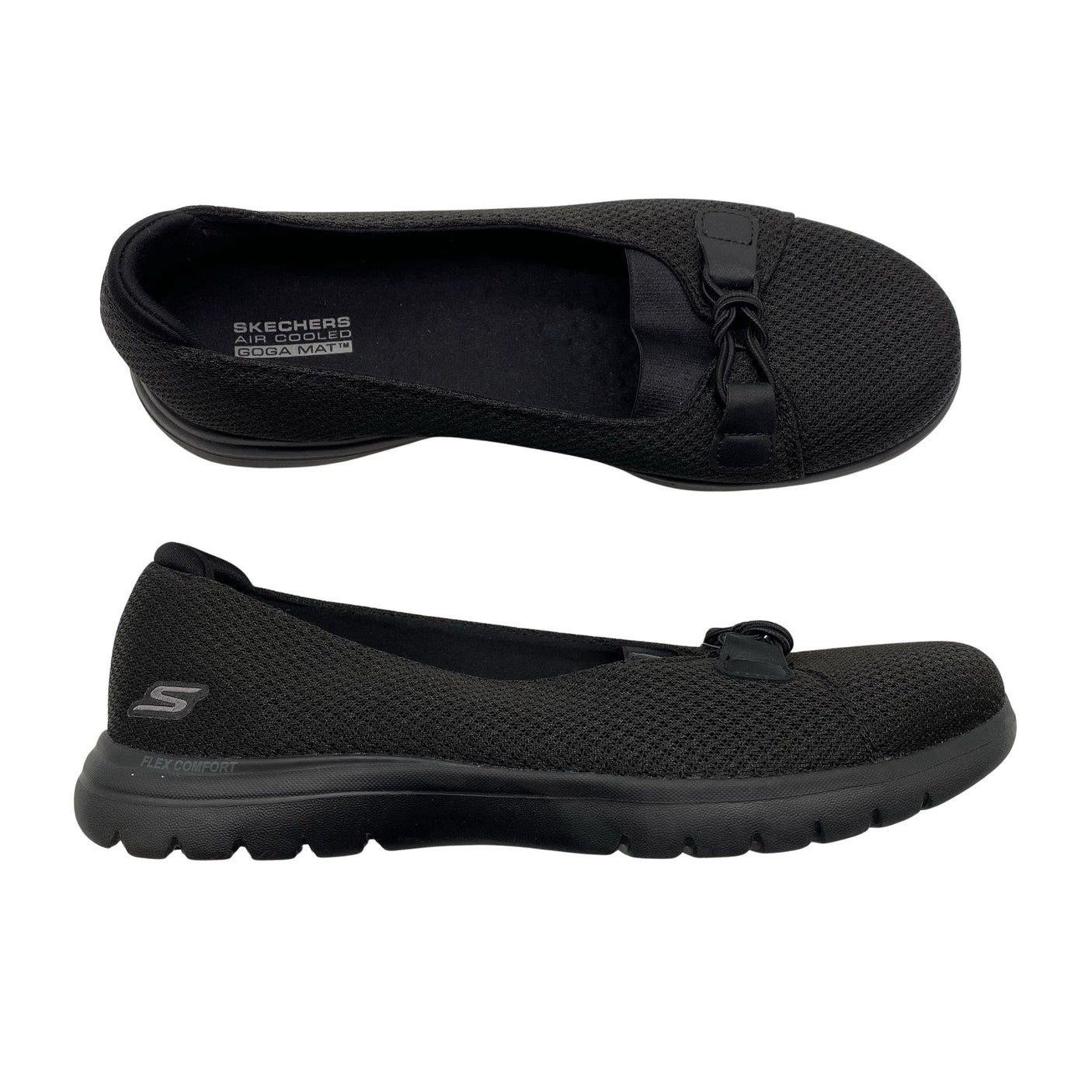 Naisten Skechers - Ballerinat, koko 39 - Musta (1)