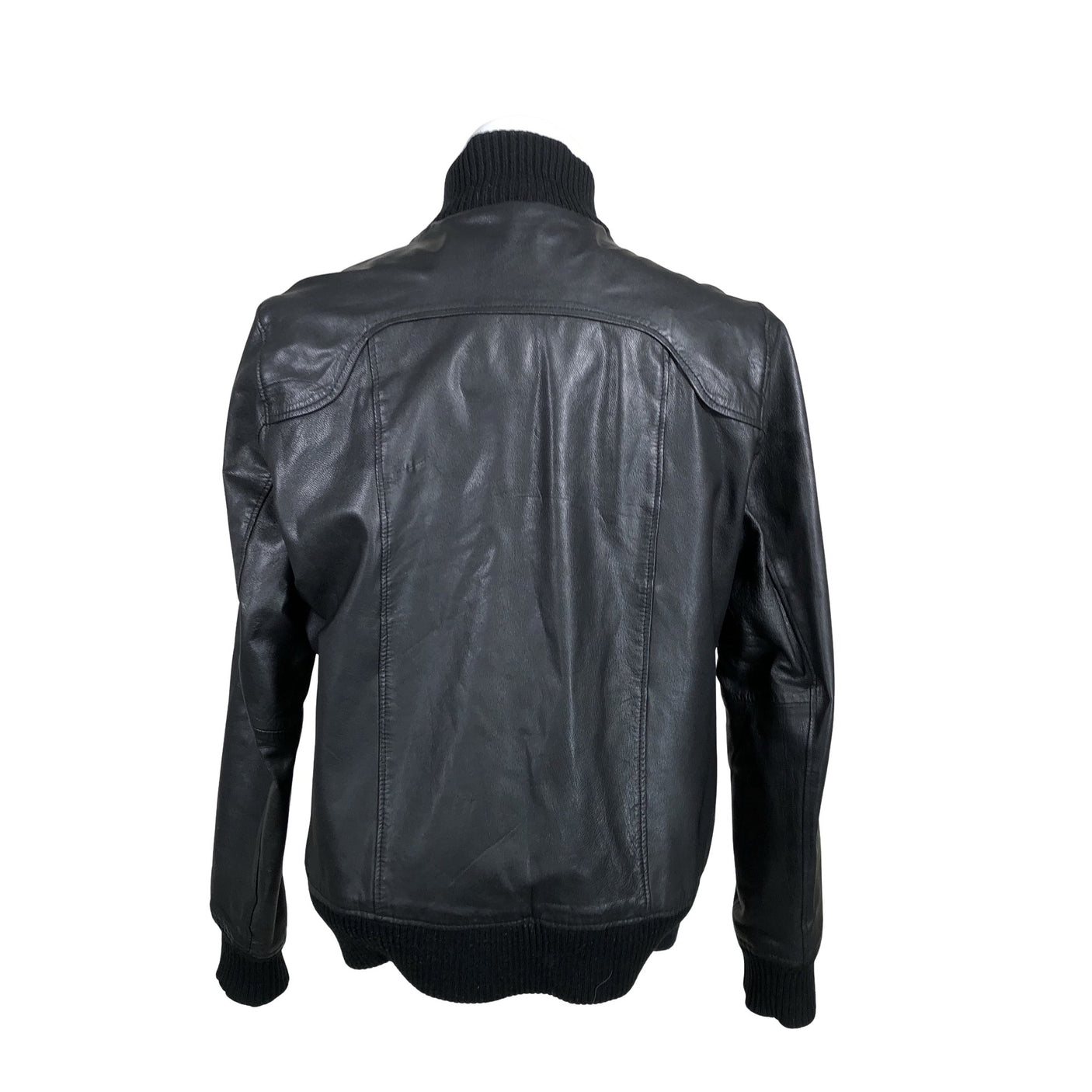 Miesten Jack & Jones - Nahkatakki, koko L - Musta (3)