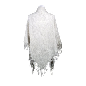 Naisten Bohemiana - Hartiahuivi, koko Maxi - Harmaa (2)