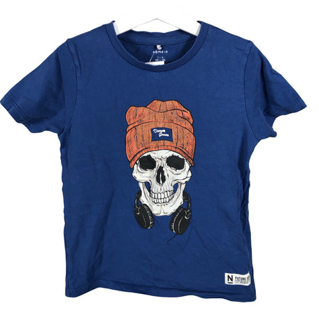 Unisex Name It - T-paita, koko 122 - 128 - Sininen ()