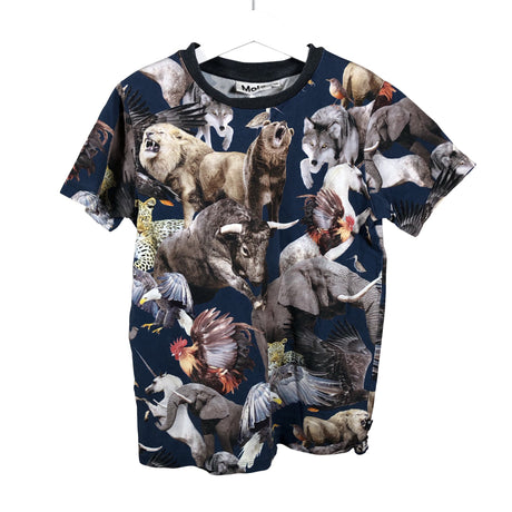 Unisex Molo Kids - T-paita, koko 134 - 140 - Sininen ()