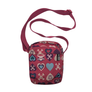 Tyttöjen Paul Frank - Olkalaukku, koko Mini - Pinkki (3)