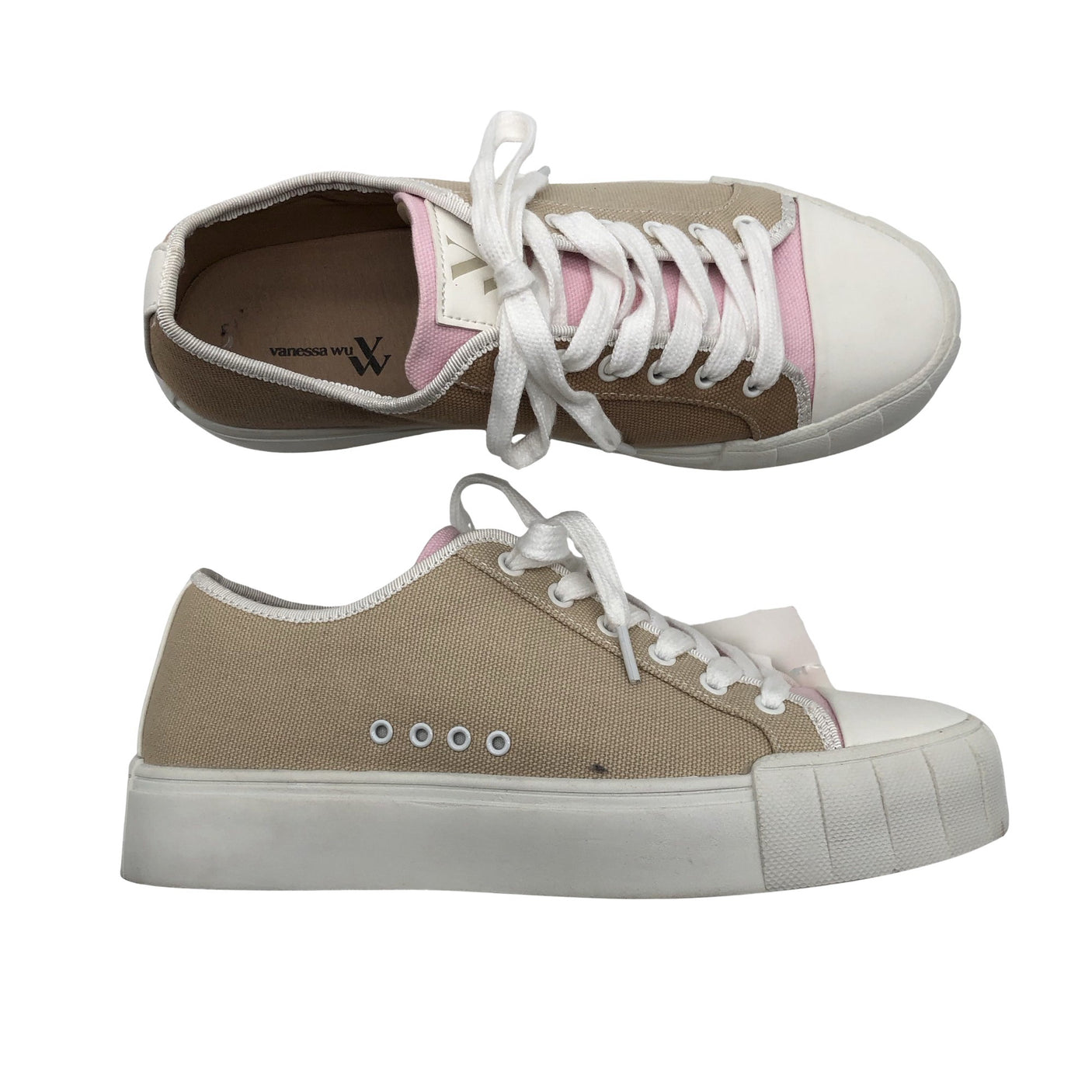 Naisten Vanessa Wu - Tennarit, koko 39 - Beige (1)