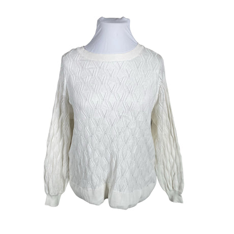 Naisten Zizzi - Neulepaita, koko 46 - Valkoinen ()