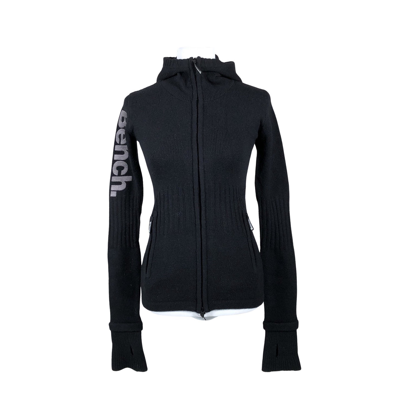 Naisten Bench - Neuletakki, koko 34 - Musta (1)