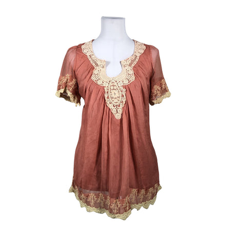 Naisten Christelle - Lyhythihainen pusero, koko 36 - Vaaleanpunainen ()