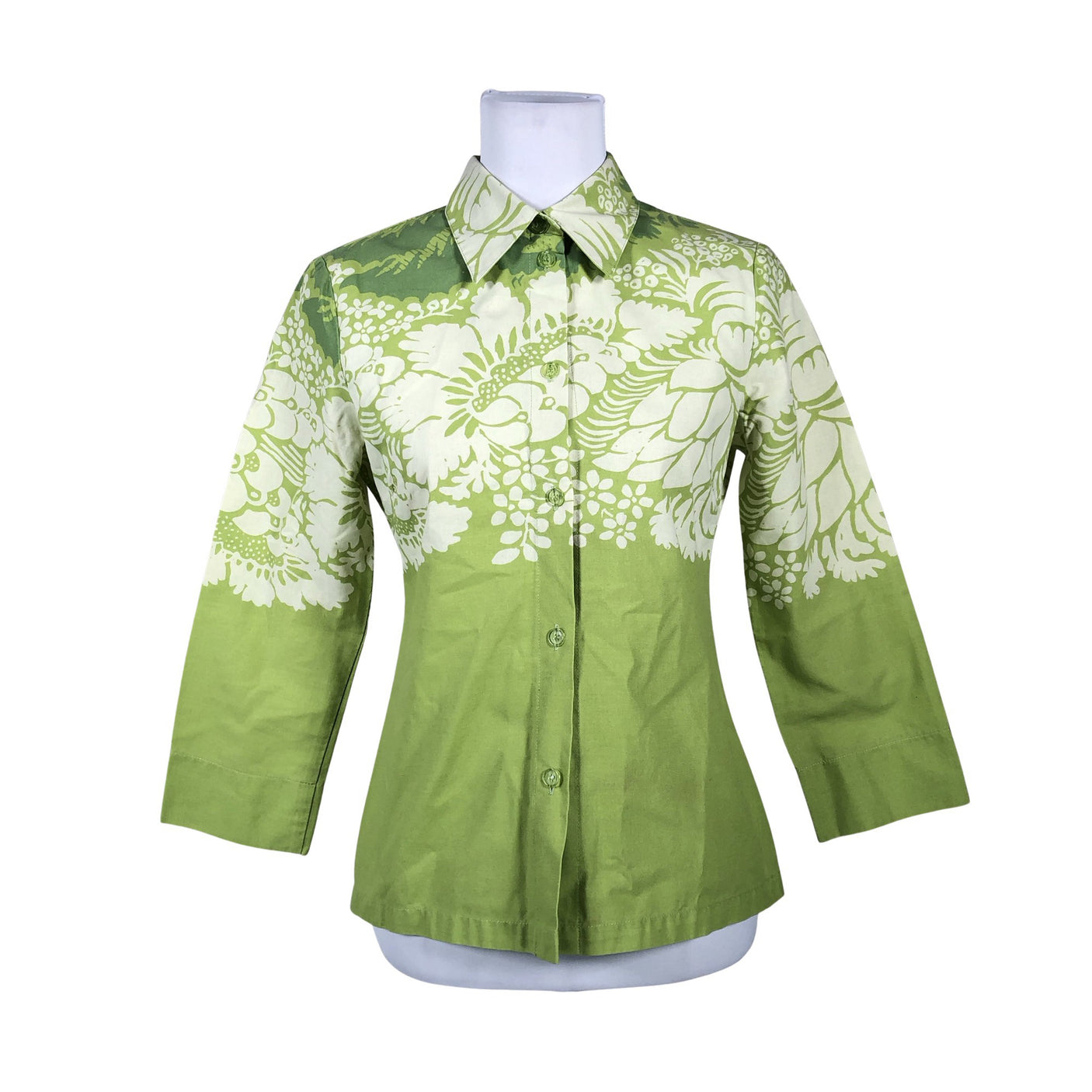 Naisten Marimekko - Kauluspaita, koko 36 - Vihreä (1)