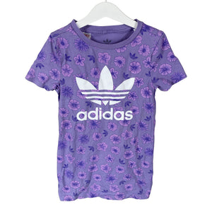 Tyttöjen Adidas - Trikoomekko, koko 116 - 122 - Violetti (1)