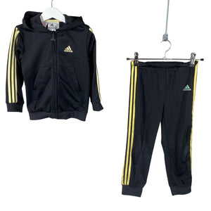 Unisex Adidas - Verryttelytakki, koko 98 - 104 - Musta (1)