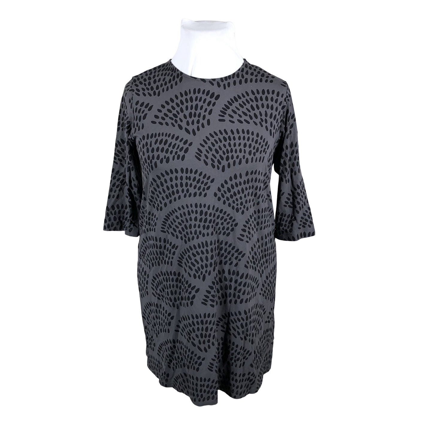 Naisten Marimekko - Trikoomekko, koko 42 - Harmaa (1)