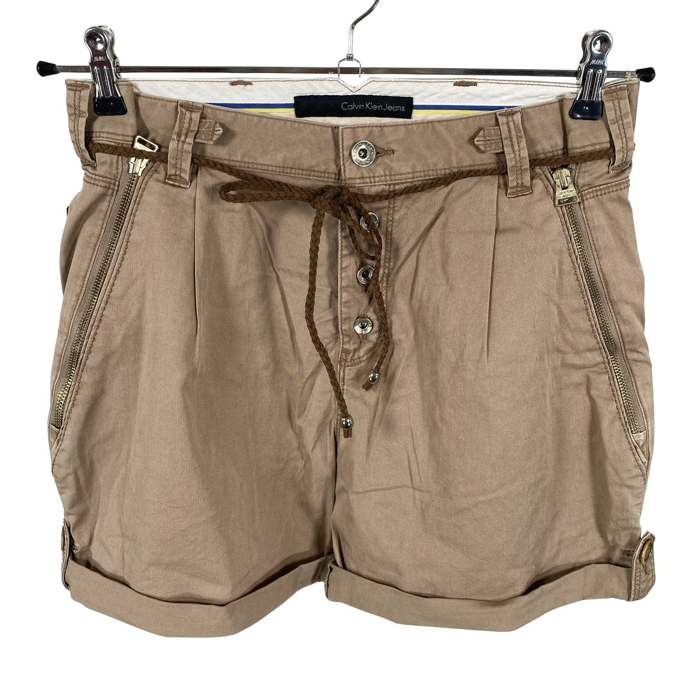 Naisten Calvin Klein Jeans - Shortsit, koko W29 - Ruskea (1)