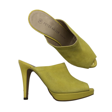 Naisten Peter Kaiser - Korolliset sandaalit, koko 39 - Keltainen ()