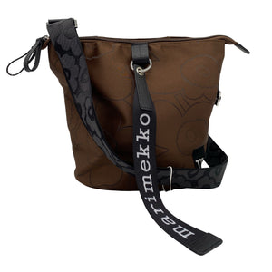 Naisten Marimekko - Olkalaukku, koko Midi - Ruskea (1)