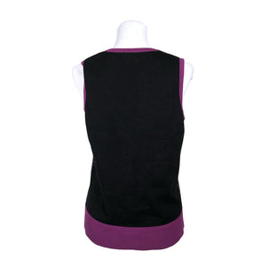 Naisten Signature - Neuleliivi, koko 38 - Violetti (2)