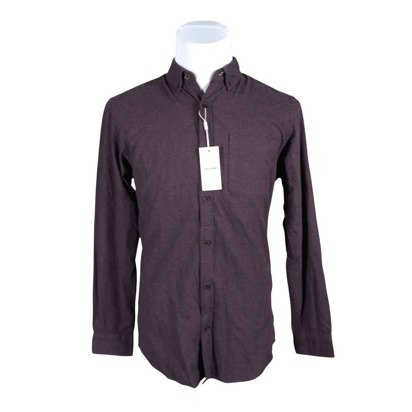 Miesten Jack & Jones - Kauluspaita, koko M - Viininpunainen (1)