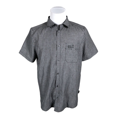 Miesten Jack Wolfskin - Kauluspaita, koko M - Harmaa ()