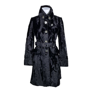 Naisten Karen Millen - Tekoturkistakki, koko 34 - Musta (1)