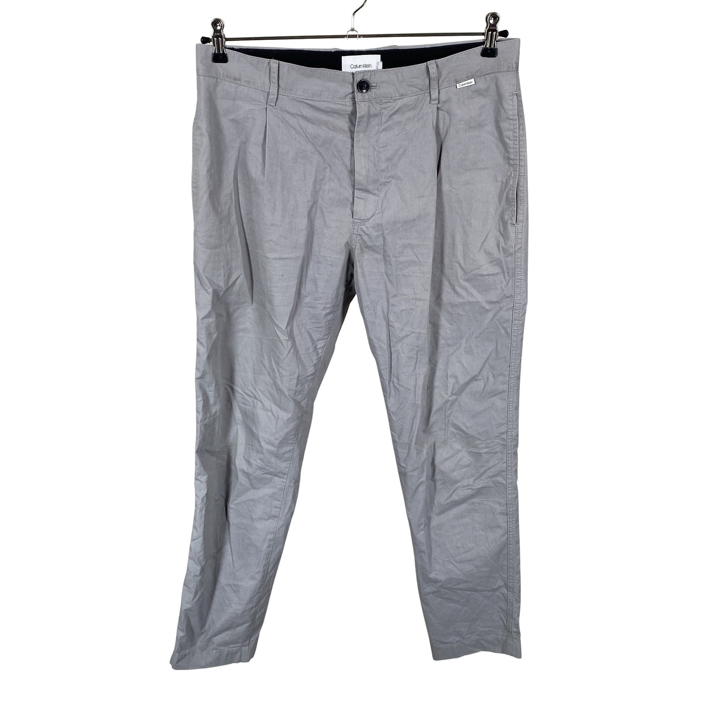 Miesten Calvin Klein - Chinot, koko M - Harmaa (1)