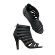 Naisten Simple & Chic - Korolliset sandaalit, koko 37 - Musta ()