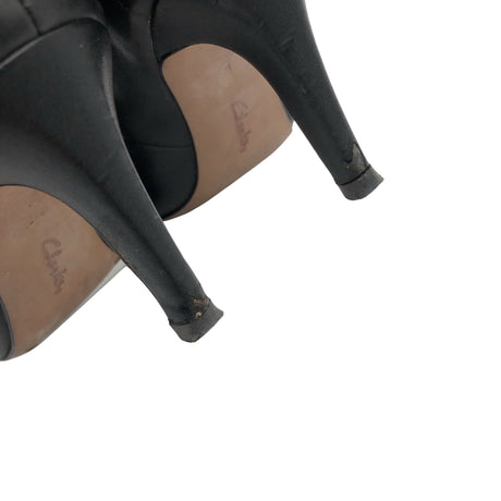 Naisten Clarks - Korkokengät, koko 36 - Musta (2)