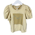 Tyttöjen POMPdeLUX - T-paita, koko 110 - 116 - Beige ()
