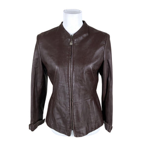 Naisten Ril's - Nahkatakki, koko 36 - Ruskea (1)