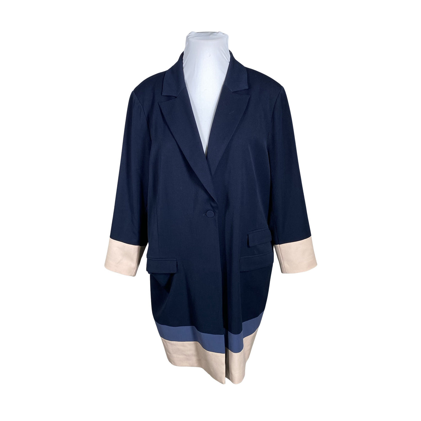 Naisten Zizzi - Trenssitakki, koko 52 - Sininen (1)