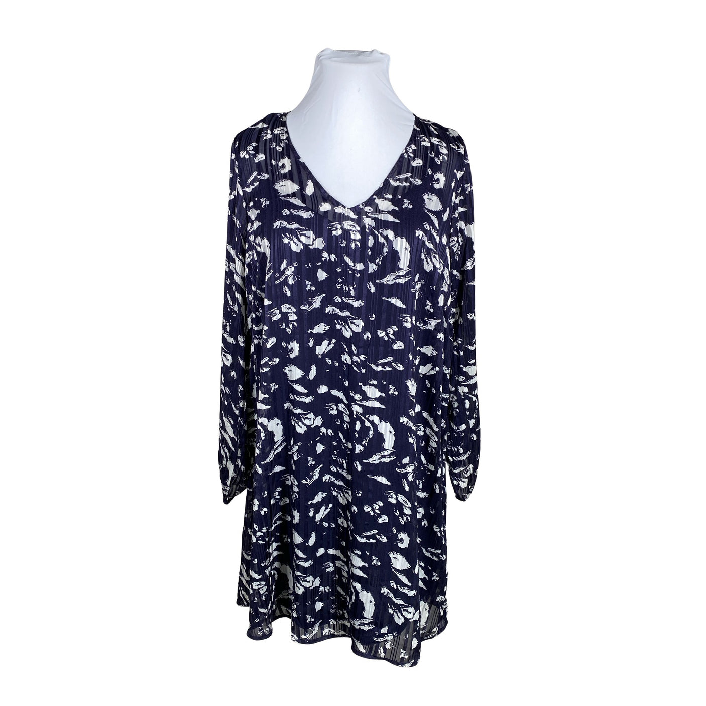 Naisten Zizzi - Sifonkimekko, koko 46 - Sininen (1)