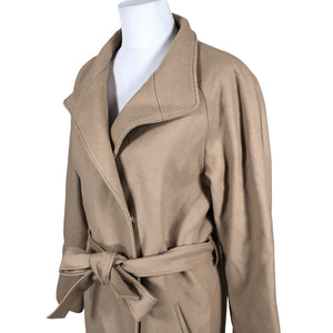 Naisten Mia & Leela - Villakangastakki, koko 40 - Beige (2)