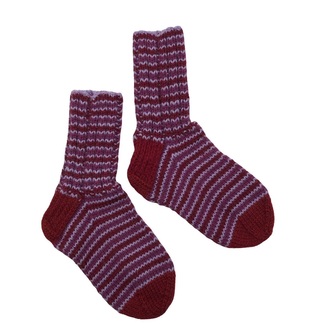 Unisex Handmade - Villasukat, koko 34 - Punainen (1)