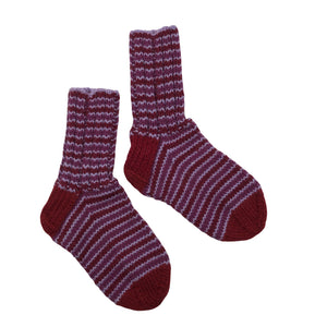 Unisex Handmade - Villasukat, koko 34 - Punainen (1)