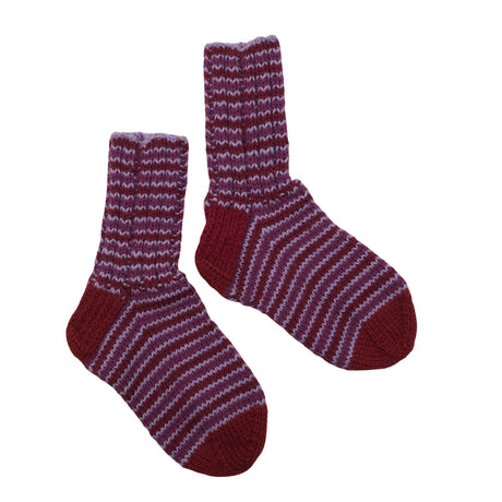 Unisex Handmade - Villasukat, koko 34 - Punainen (2)