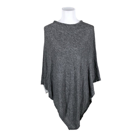 Naisten Cashmere - Poncho, koko 38 - Harmaa (2)
