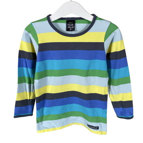 Unisex Villervalla - Trikoopaita, koko 104 - 110 - Sininen ()