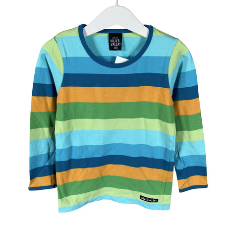 Unisex Villervalla - Trikoopaita, koko 104 - 110 - Sininen ()