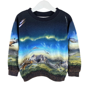Unisex Molo Kids - Collegepaita, koko 110 - 116 - Sininen (1)