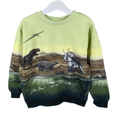 Unisex Molo Kids - Collegepaita, koko 116 - 122 - Vihreä ()
